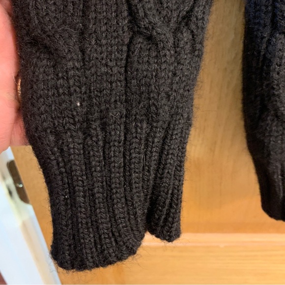 Vintage POLO RALPH LAUREN 100% Wool Sweater Cable Knit V-Neck Men’s Size XL - Picture 5 of 7